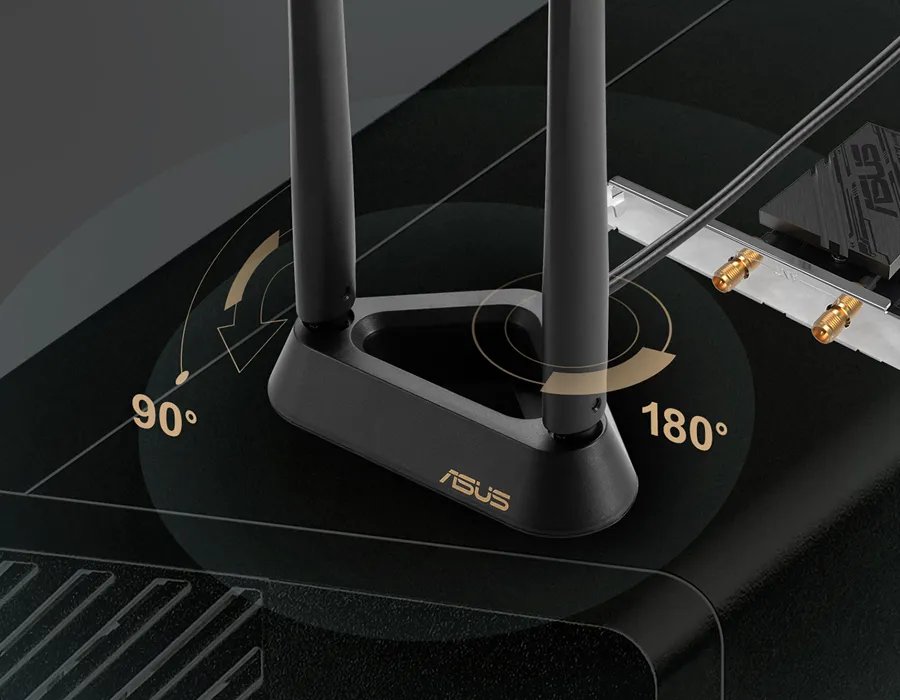 ASUS PCE-BE92BT Wireless PCIe Adapter, Wi-Fi 7 | Scorptec Computers