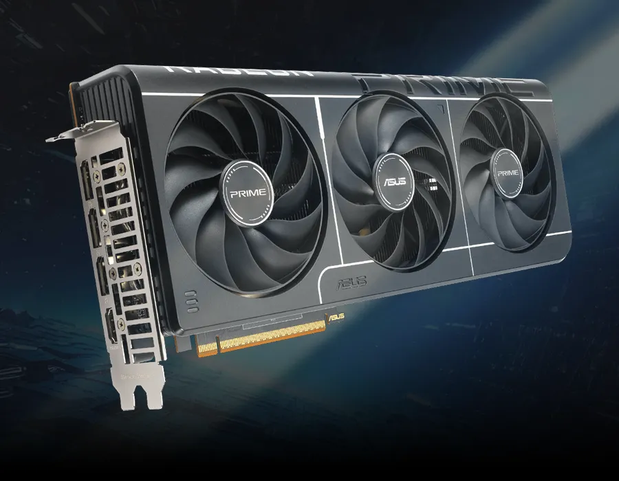 Asus PRIME Radeon RX 9070 XT 16GB OC Graphics Card