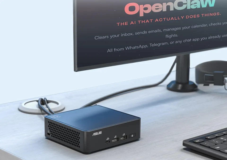 ASUS NUC 15 Pro Core Ultra 5 225H Slim Barebones Mini PC | PLE