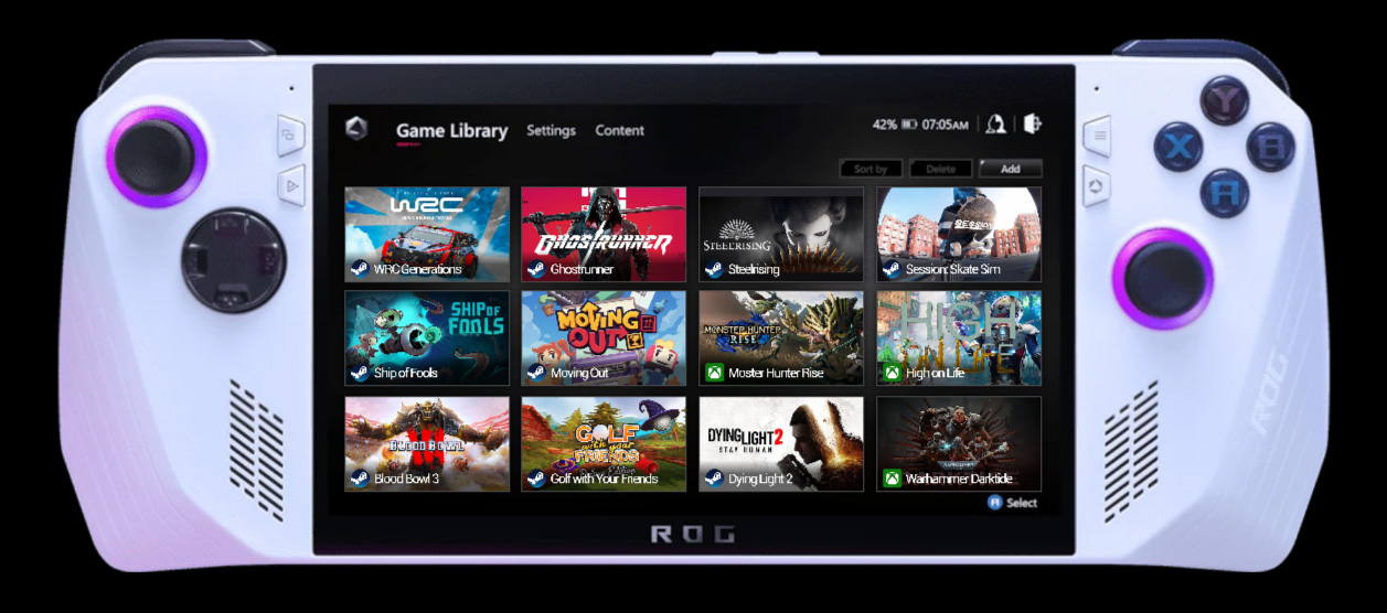 Asus ROG Ally 2TB Handheld Gaming Console