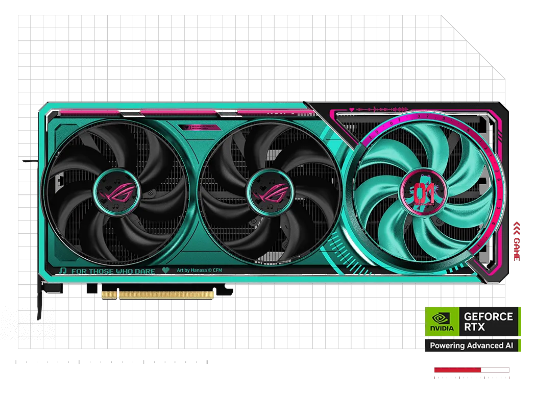 Asus ROG Astral GeForce RTX 5080 OC 16GB Hatsune Miku Edition