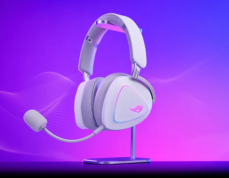 ASUS ROG Delta II Wireless Gaming Headset, White