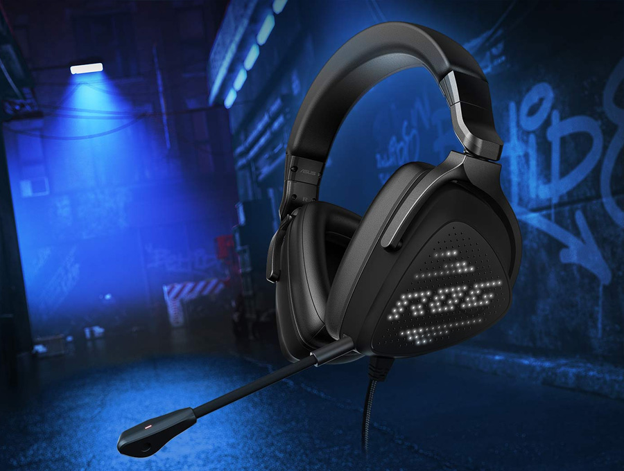 ASUS ROG Delta S Animate Gaming Headset Black, 50mm Neodymium