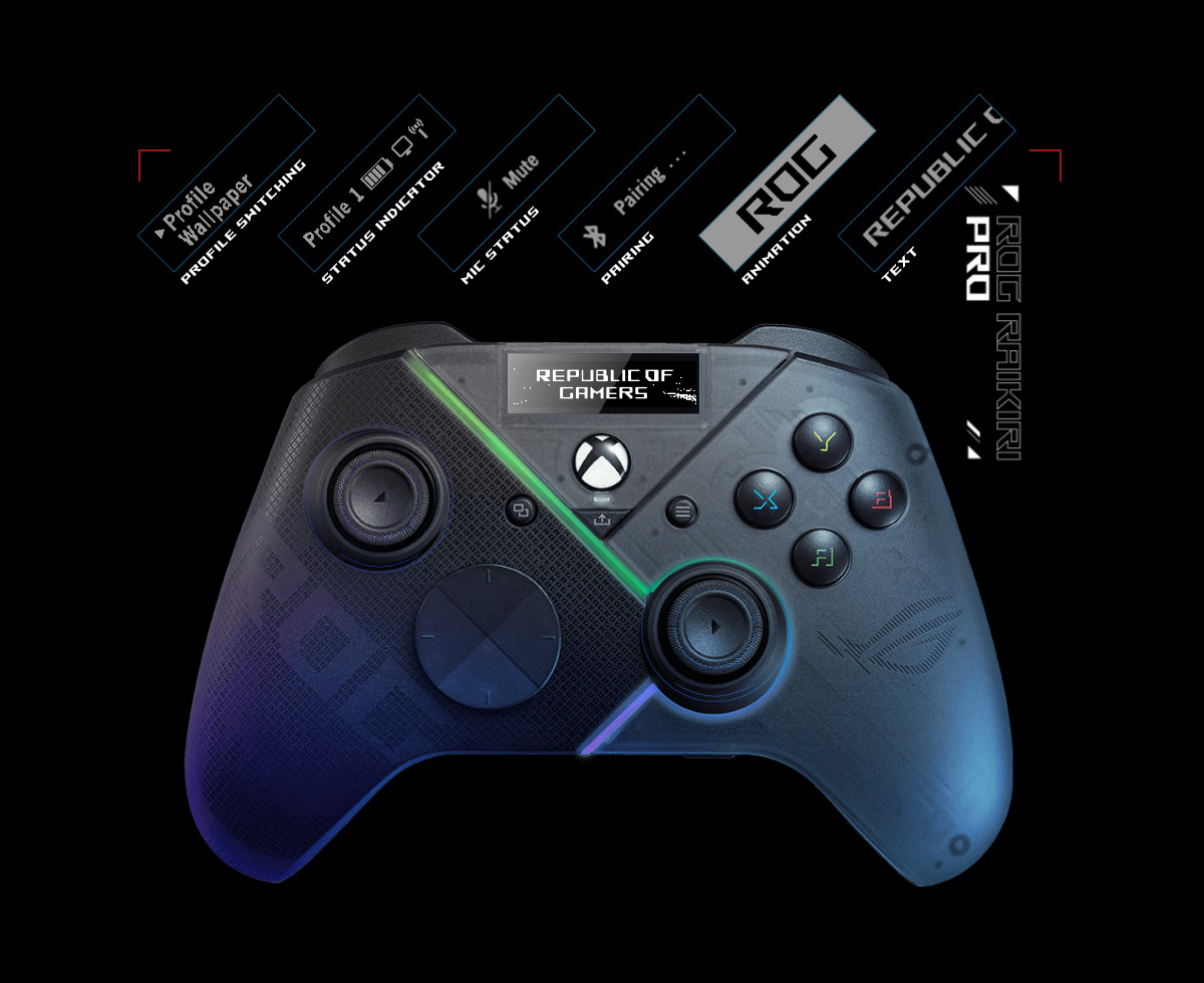 ASUS ROG Raikiri Pro RGB Wireless Gaming Controller | Scorptec