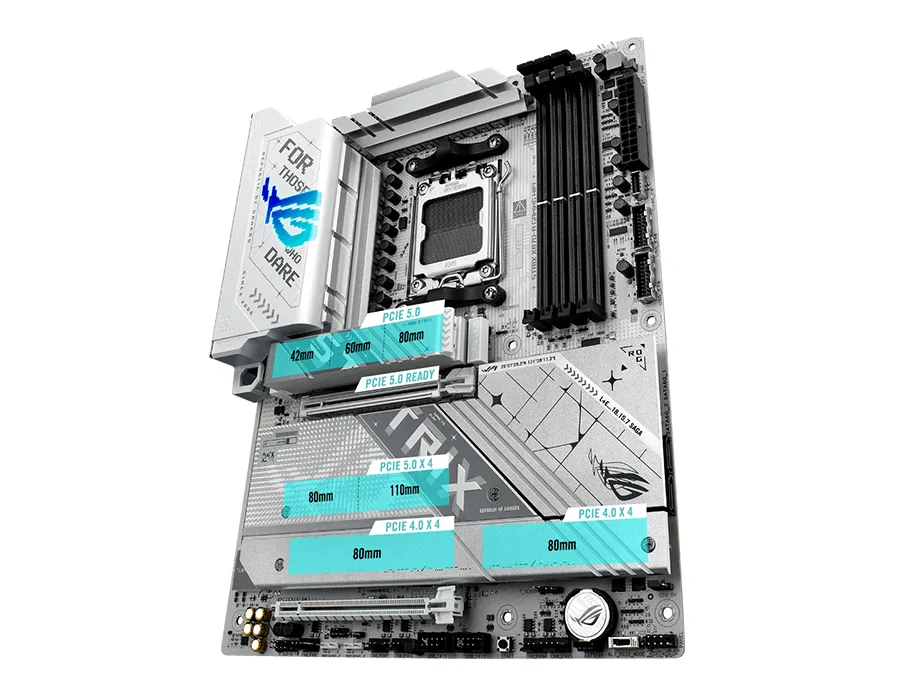 ASUS ROG STRIX X870-A GAMING WIFI Motherboard, White BPC Technology