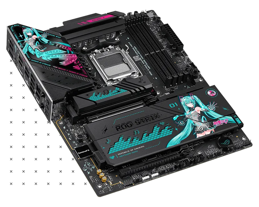 Asus ROG STRIX X870E-H GAMING WiFi7 AM5 ATX Hatsune Miku Edition