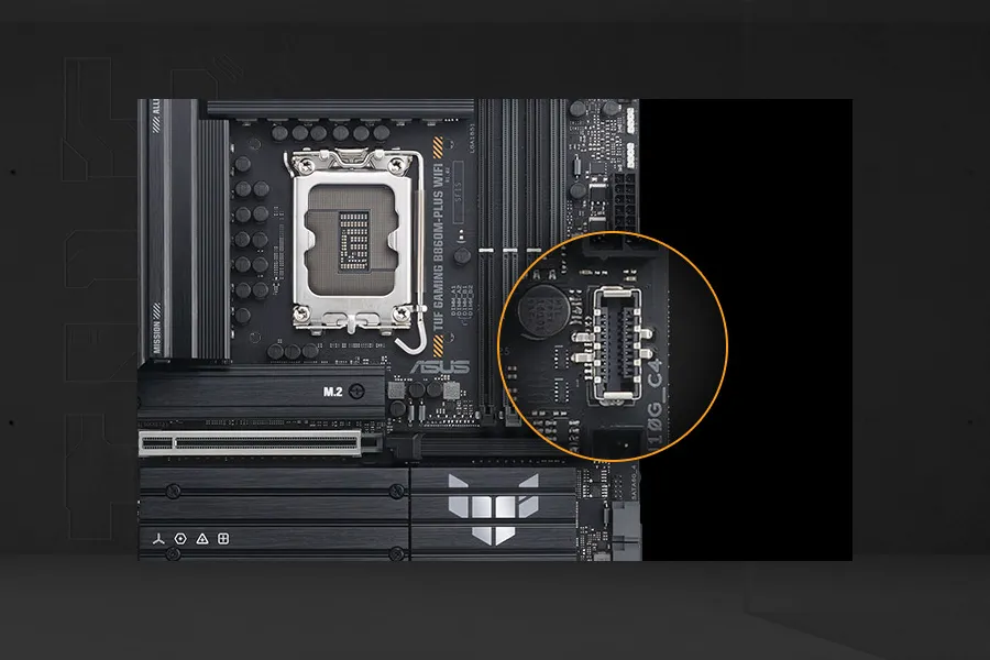 >Front USB 10Gbps Type-C®