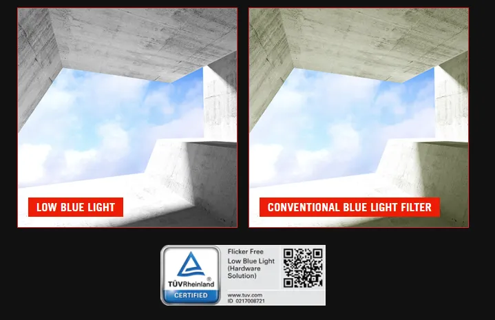 LOW BLUE LIGHT TECHNOLOGY