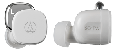 audio-technica ATH-SQ1TW ワイヤレスイヤホン ホワイト ATH-SQ1TW l Truly Wireless Earbuds | Audio-Technica