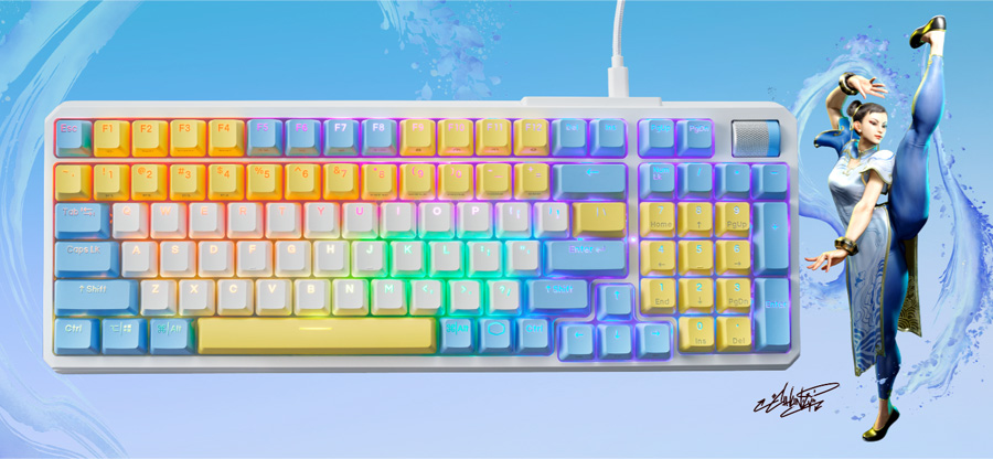 Cooler Master CK570 SF6 春麗 CK570 SF6 Chun-Li Gaming Keyboard | Cooler Master