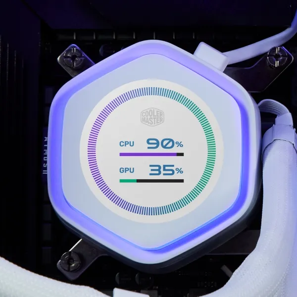 360mm Cooler Master MasterLiquid Atmos II LCD RGB CPU Liquid