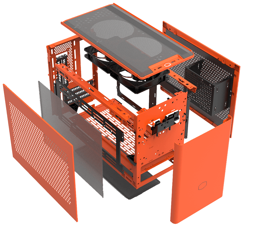 Cooler Master NR200P Tempered Glass Mini ITX Case - Sunset