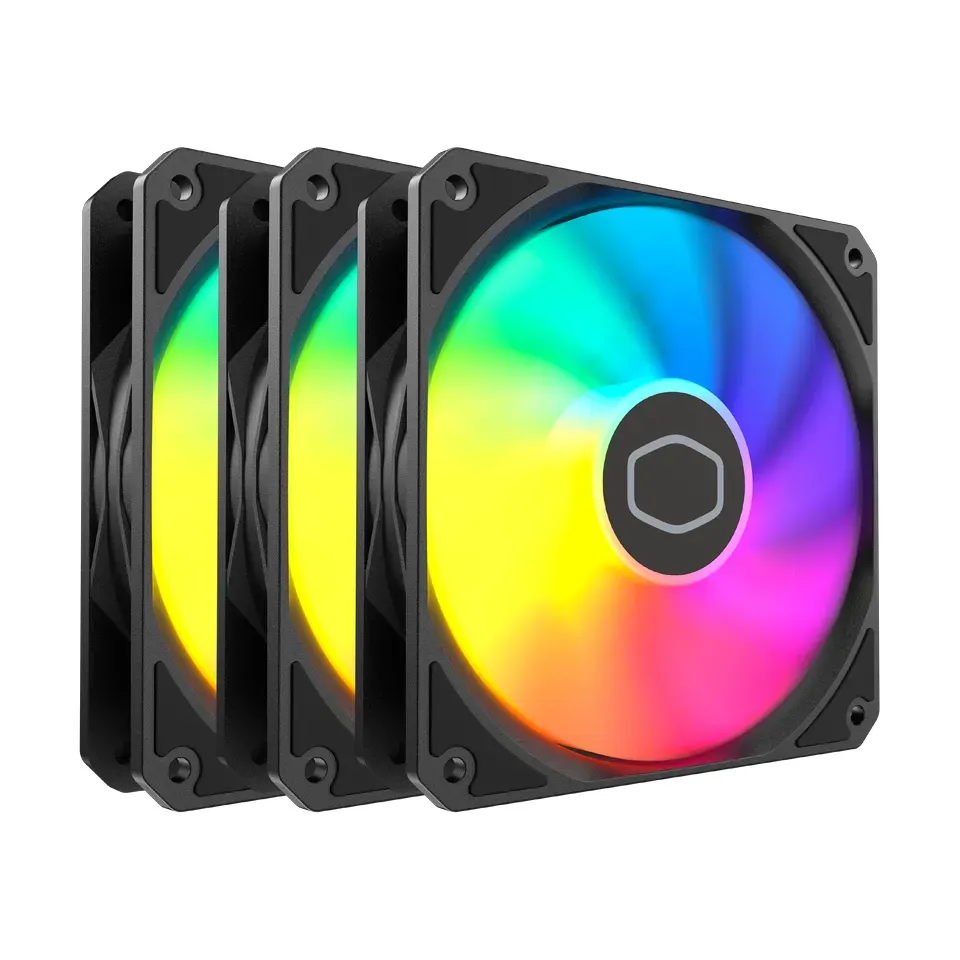 Cooler Master MF120 Lite ARGB 120mm Fan Black (3-Pack) [MFW-B2DN