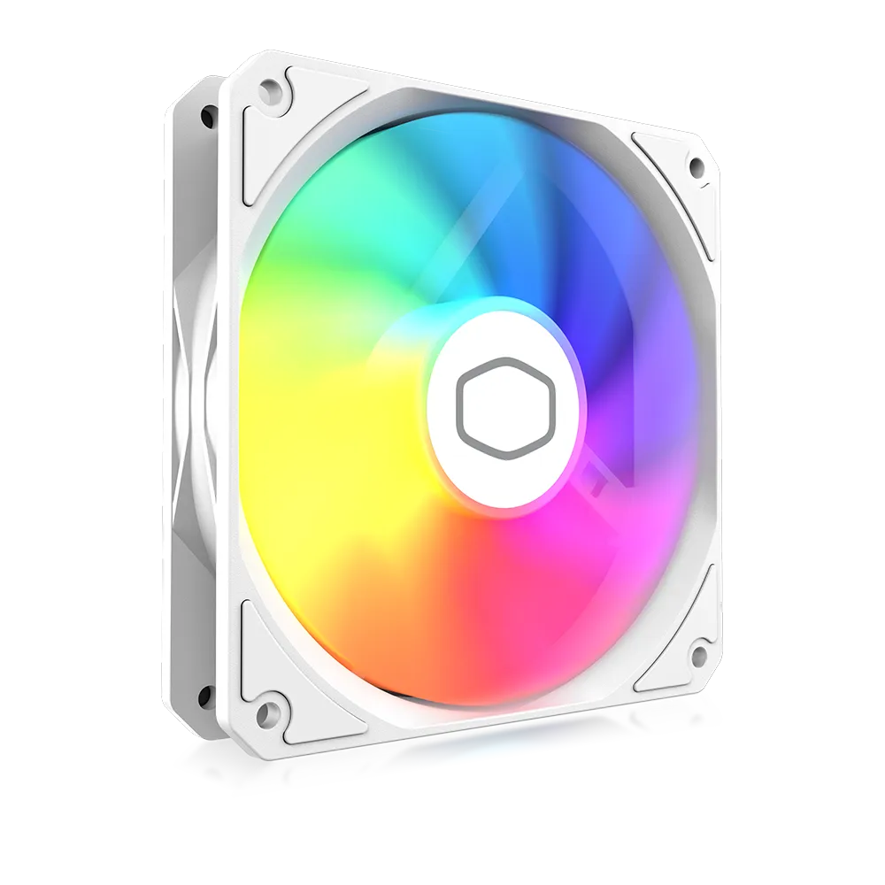 Cooler Master MF120 Lite 120mm ARGB PWM Fan 3-Pack (White) PLE