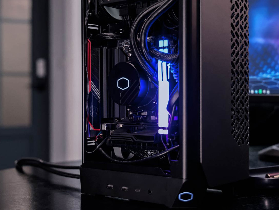 PCパーツ COOLER MASTER - CoolerMaster NR100-MNNN85-PSE Ncore 100 Cooler Master NCORE 100 MAX: Compact, Versatile SFF PC Solution