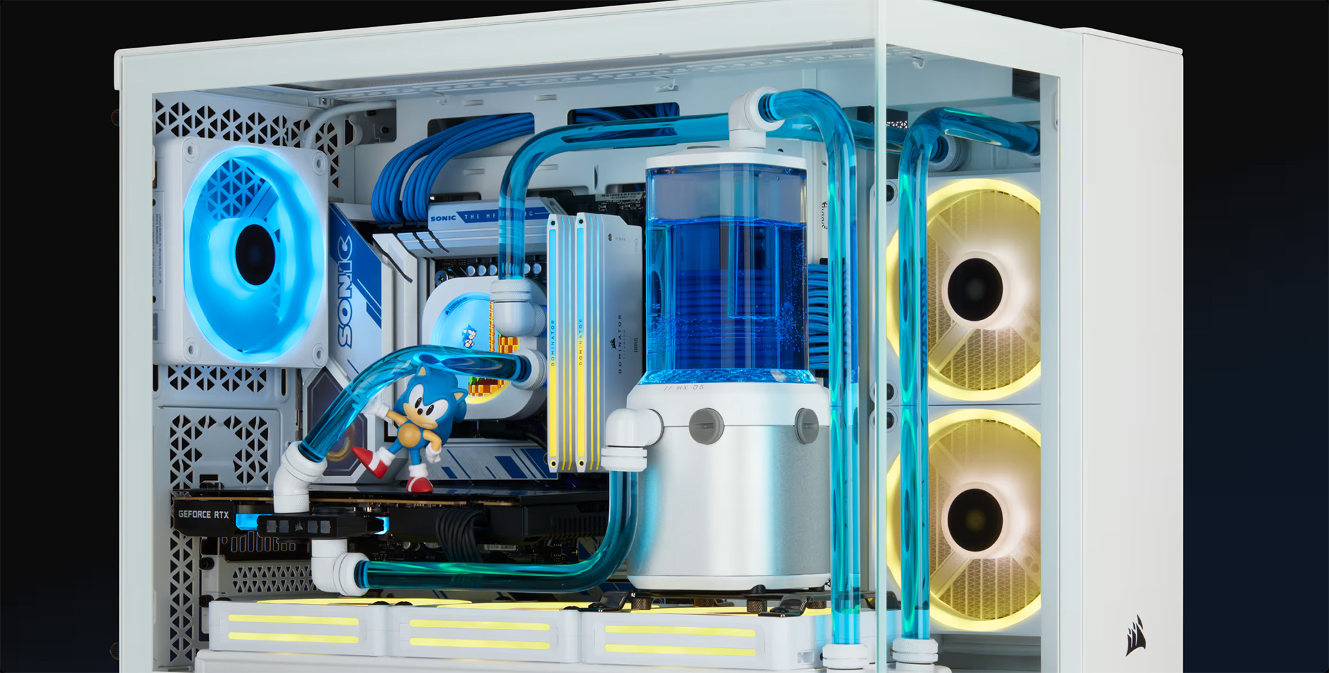 Corsair 2500D AIRFLOW MicroATX Dual Chamber White PC Case CC