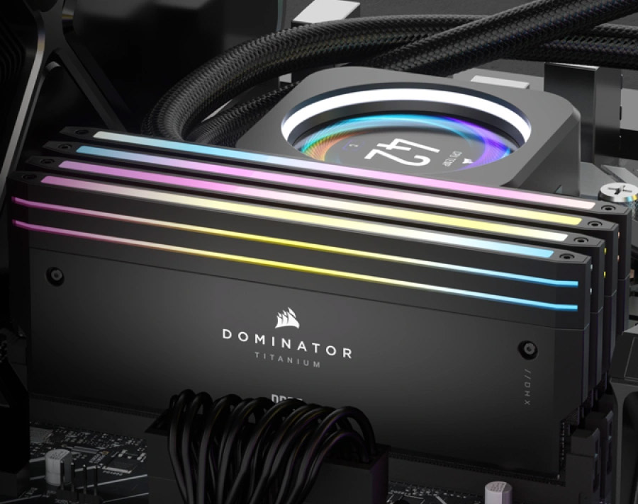DOMINATOR TITANIUM RGB DDR5 Memory | CORSAIR