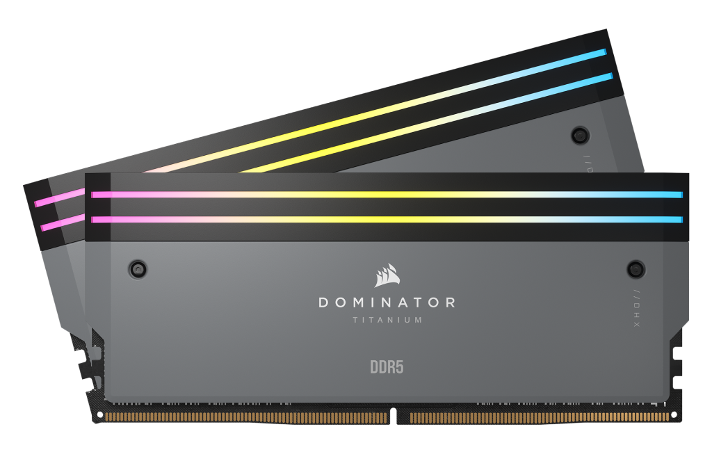 CORSAIR DDR5 CMP64GX5M2B6000Z30W　64GB Corsair 64GB (2x32GB) CMP64GX5M2B6000Z30 Dominator Titanium RGB