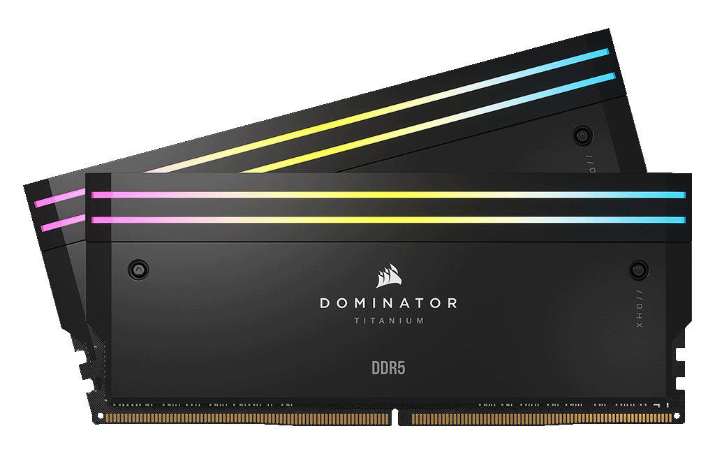 Corsair DOMINATOR TITANIUM 48×2 96GB Corsair Dominator Titanium RGB 96GB (2x 48GB) DDR5 6600MHz Desktop