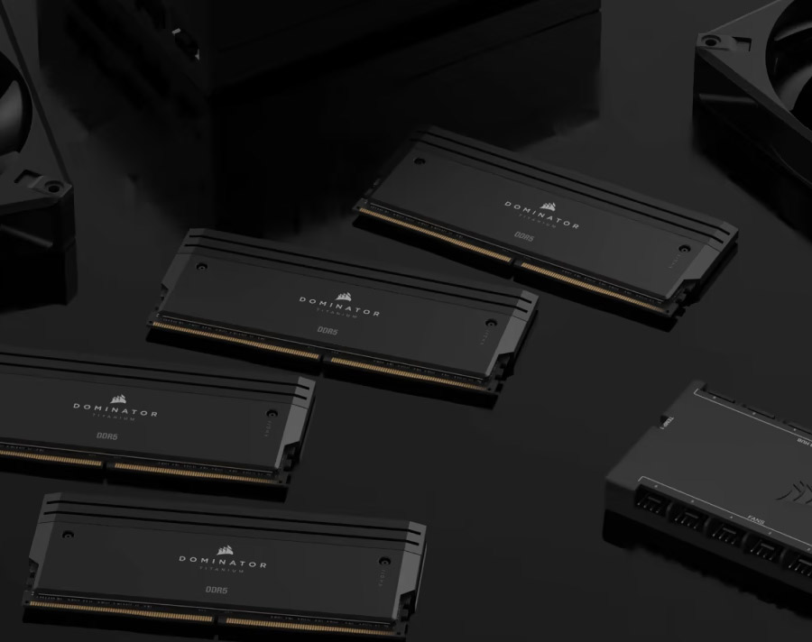 Corsair Dominator Titanium RGB 96GB (2x 48GB) DDR5 6600MHz Desktop