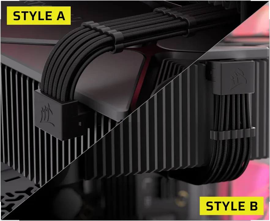 Corsair Type 5 90 Degree 12V-2x6 Style B GPU Power Cable