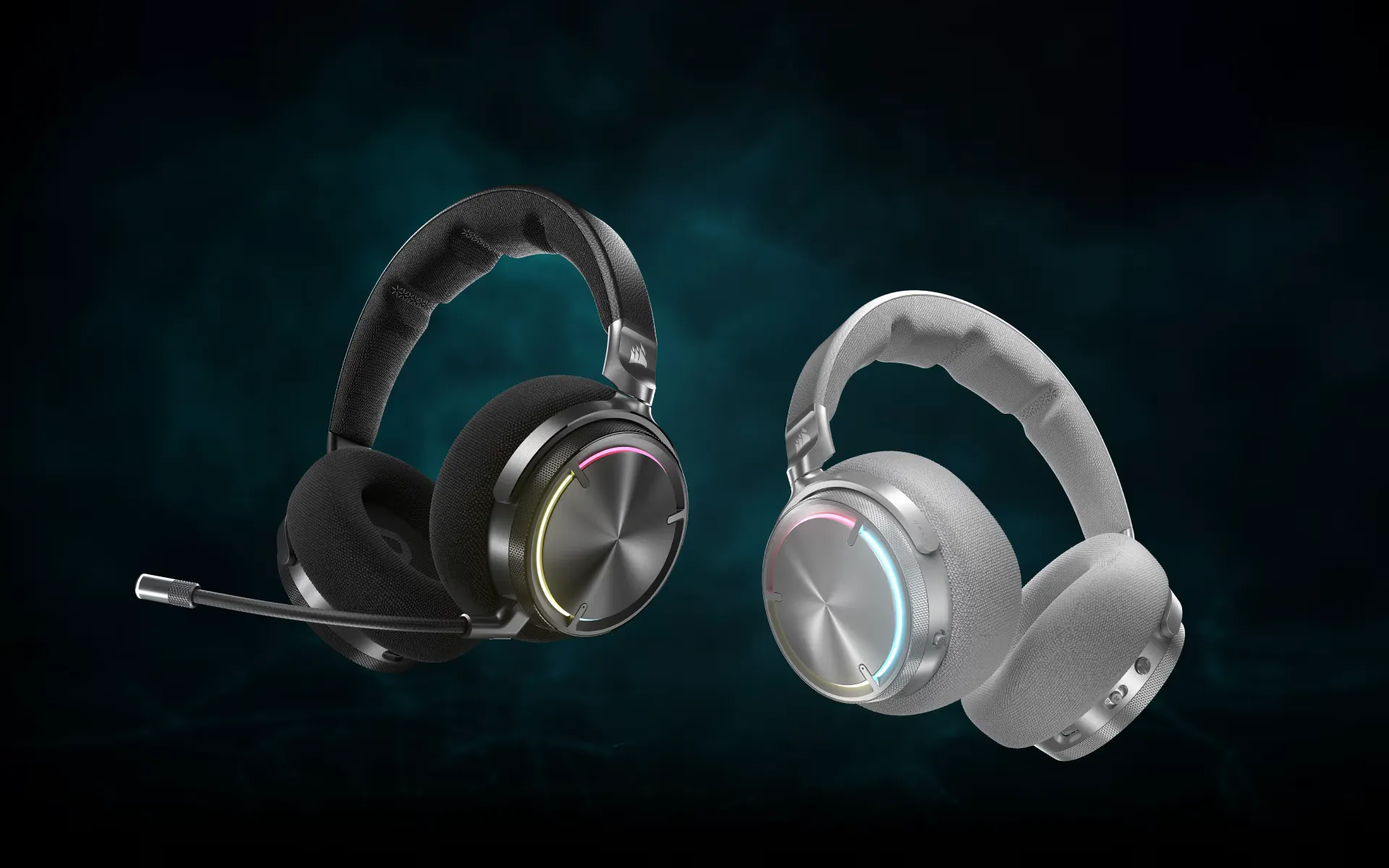 ヘッドホン Corsair VIRTUOSO MAX Wireless / Silver CORSAIR VIRTUOSO MAX Wireless Gaming Headset for PC, Mac, PS5, PS4