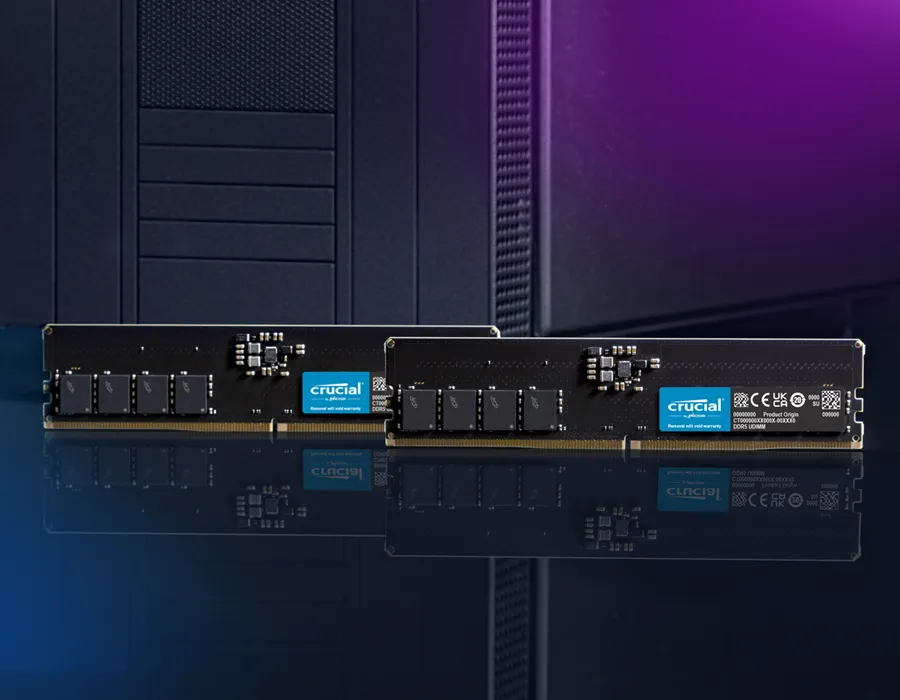 Crucial 128GB (2x64GB) DDR5-5600 UDIMM Memory