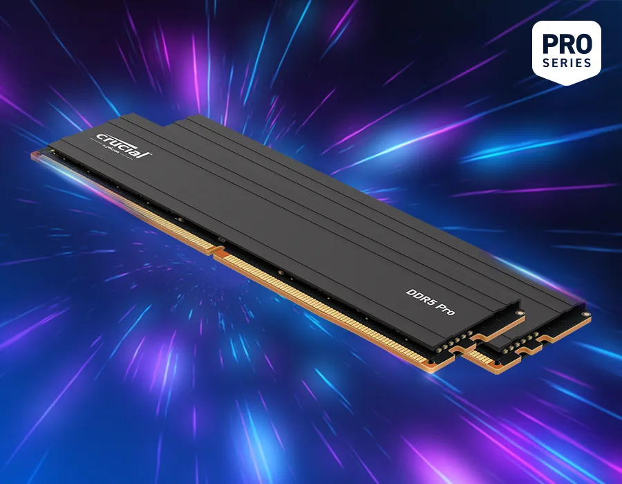 Crucial Pro 48GB (2x 24GB) 6000MHz Intel XMP & AMD EXPO Ready