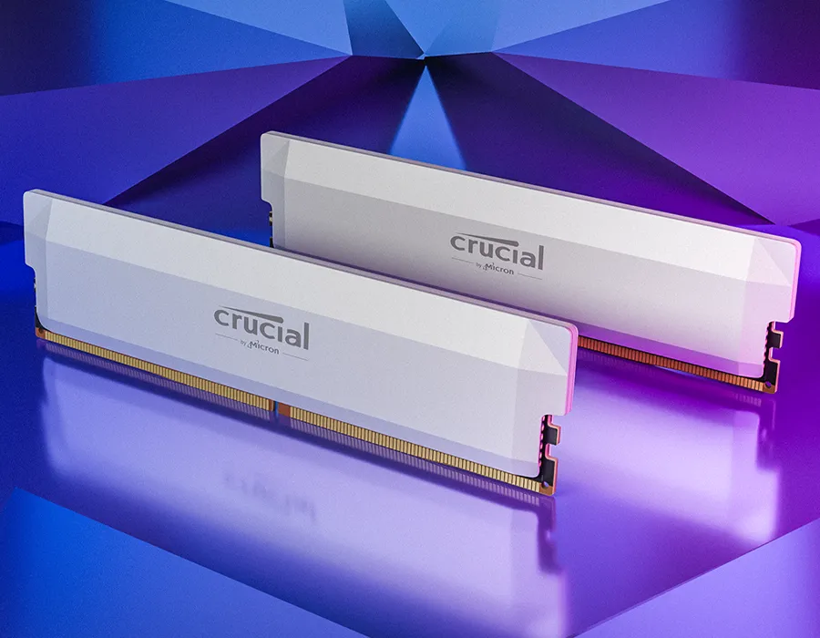 Crucial Pro Overclocking White 32GB (2x16GB) 6400MHz DDR5