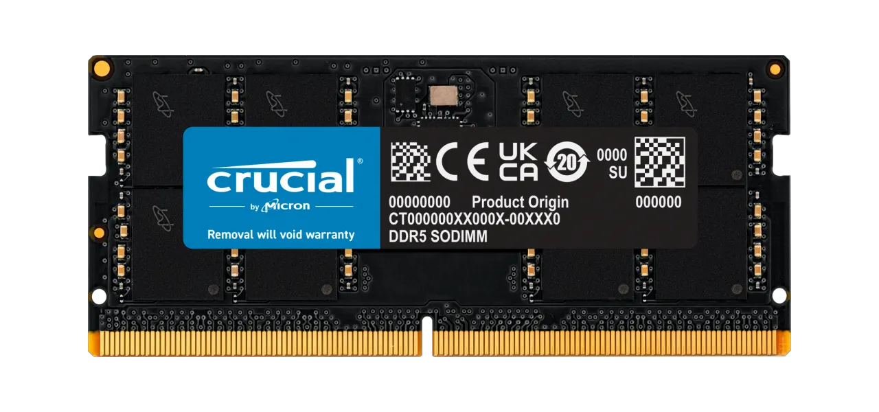 Crucial 64GB (1x64) DDR5-5600 SODIMM Memory