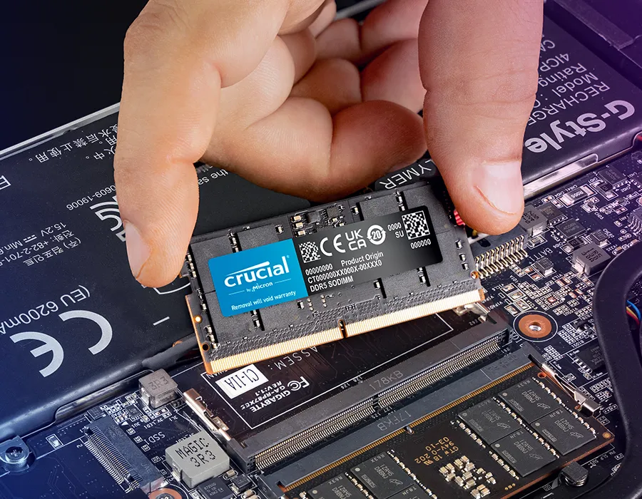 Crucial 8GB (1x8GB) CT8G56C46S5 5600MHz CL48 SODIMM DDR5 RAM