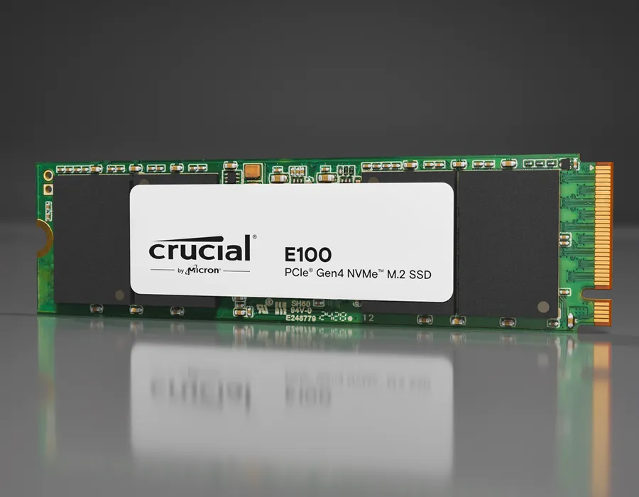 Crucial 1TB E100 CT1000E100SSD8 Gen4 M.2 NVMe SSD - Umart.com.au