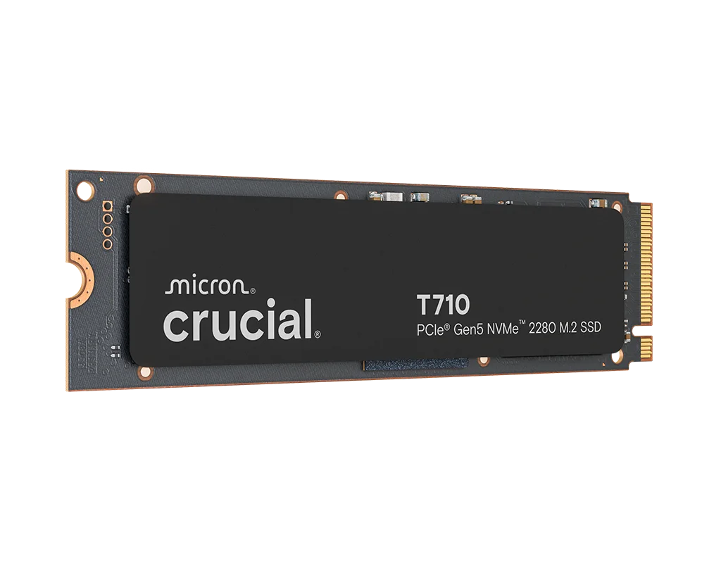 Crucial T710 PCIe Gen5 NVMe M.2 SSD - 1TB | PLE Computers