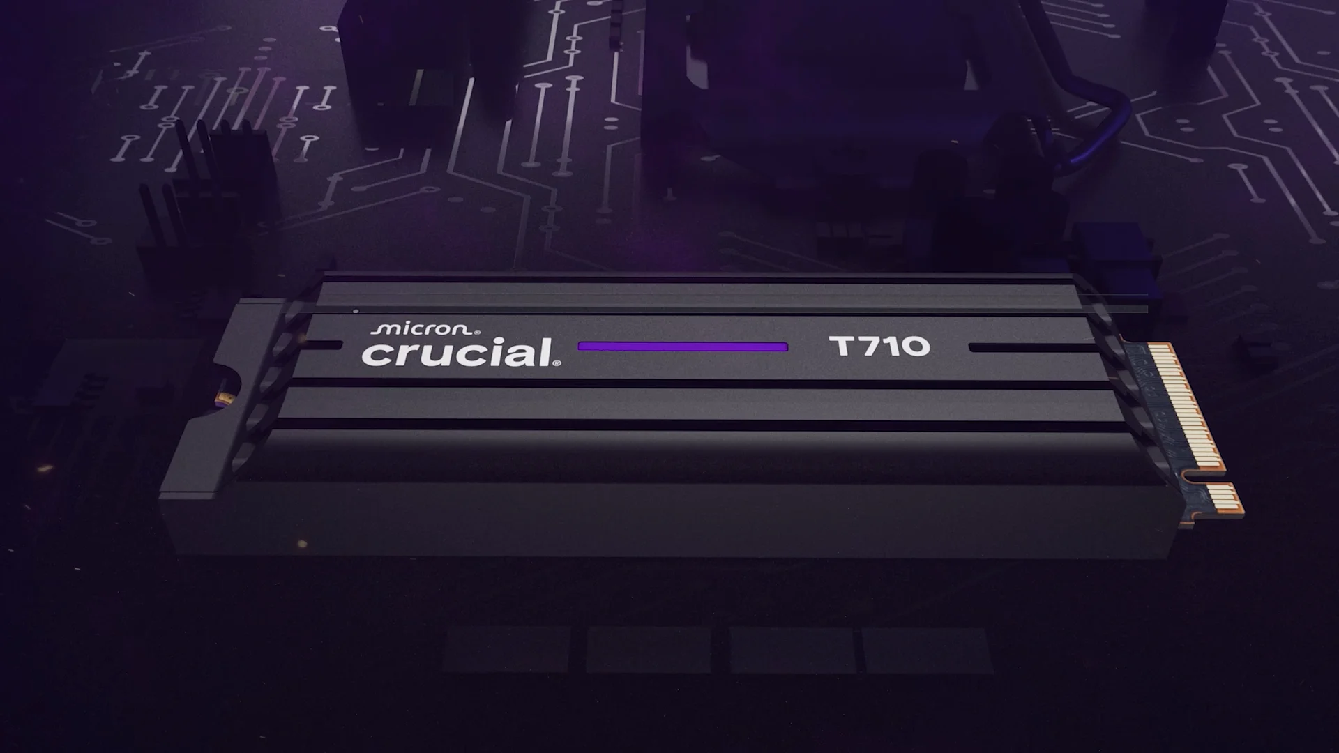 Crucial T710 w/ Heatsink PCIe Gen5 NVMe M.2 SSD - 2TB | PLE Computers