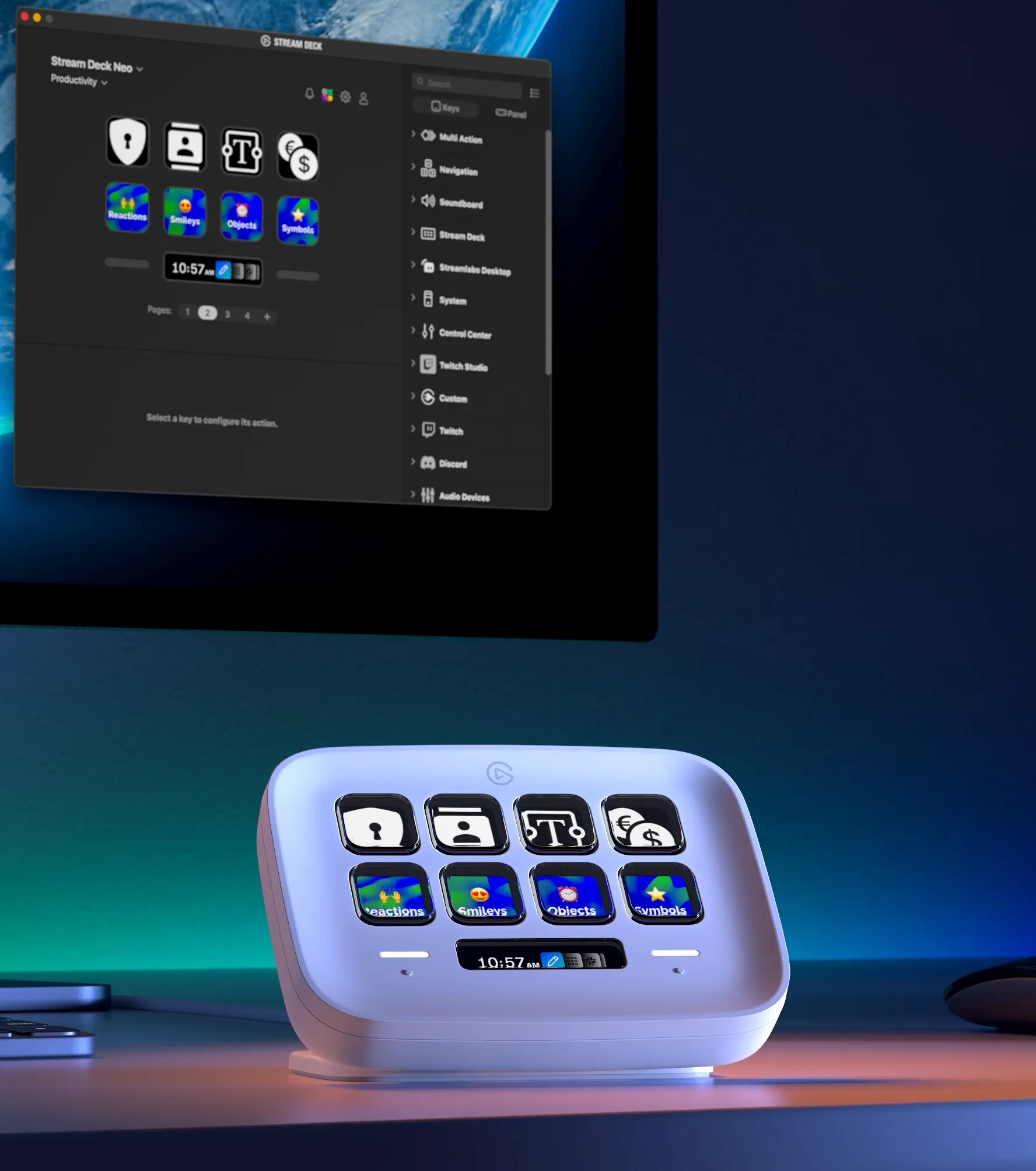 Elgato Stream Deck Neo - White | PLE Computers