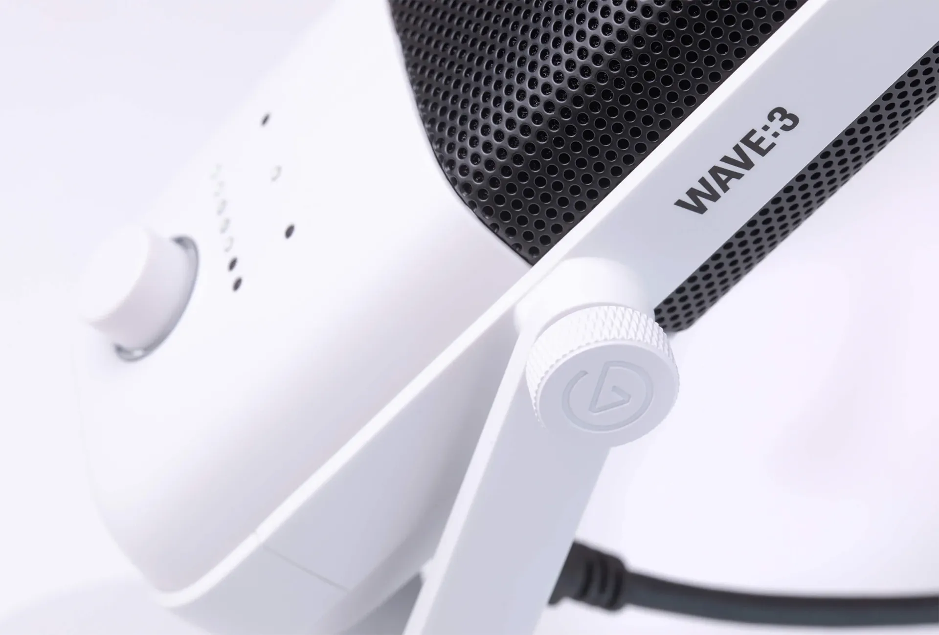 Elgato Wave 3 Premium USB Condenser Microphone - White – Computer