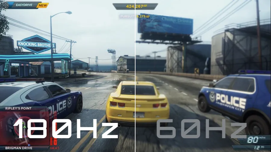 QHD with 180Hz