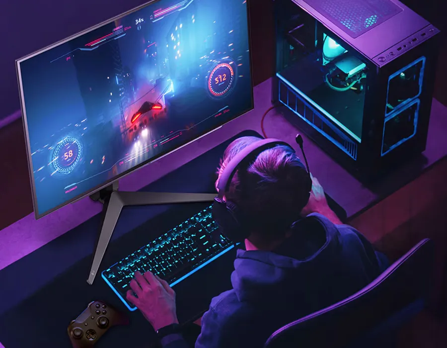 LG 27GS93QE-B UltraGear 26.5inch 240Hz QHD OLED Gaming Monitor