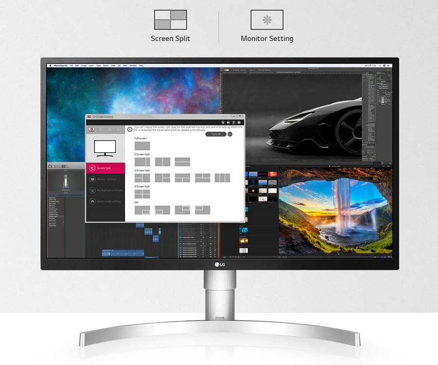LG 27UP550N-W 27