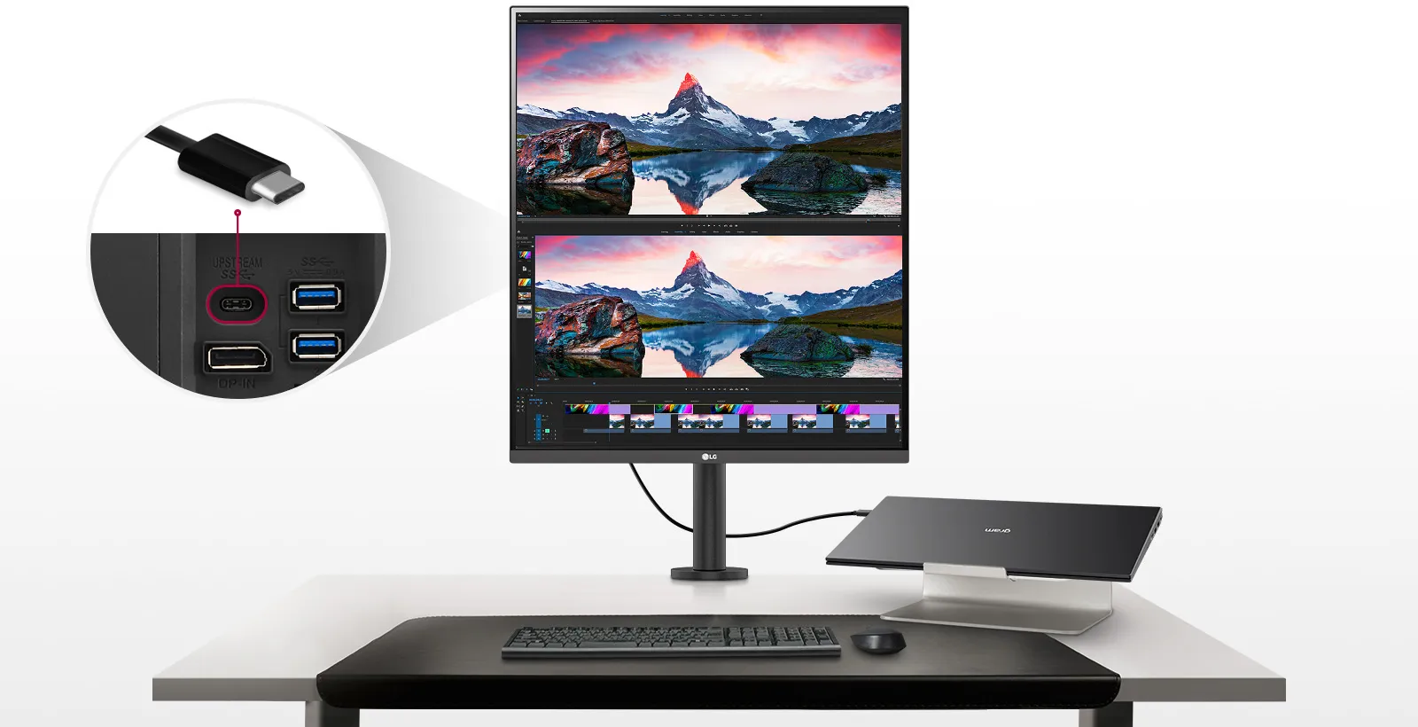 公式】 LG 27.6インチ 4K デュアルアップ モニター - 28MQ780-B