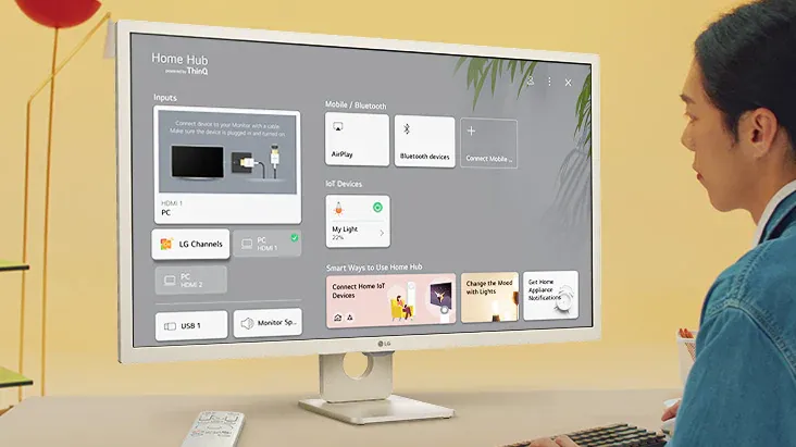 ThinQ Home Dashboard