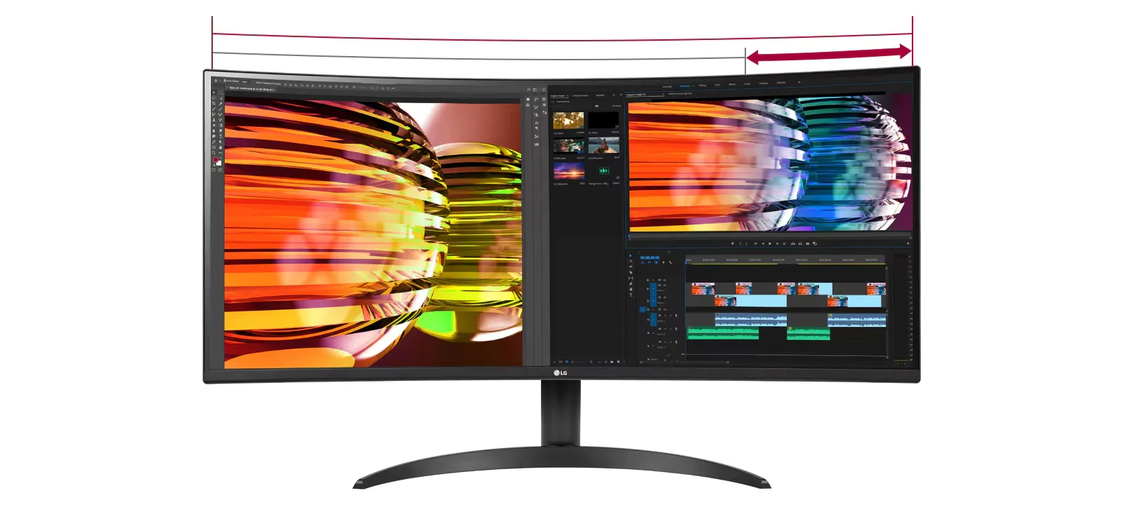 LG 34in QHD 160Hz Ultrawide Freesync Curved Monitor (34WP60C