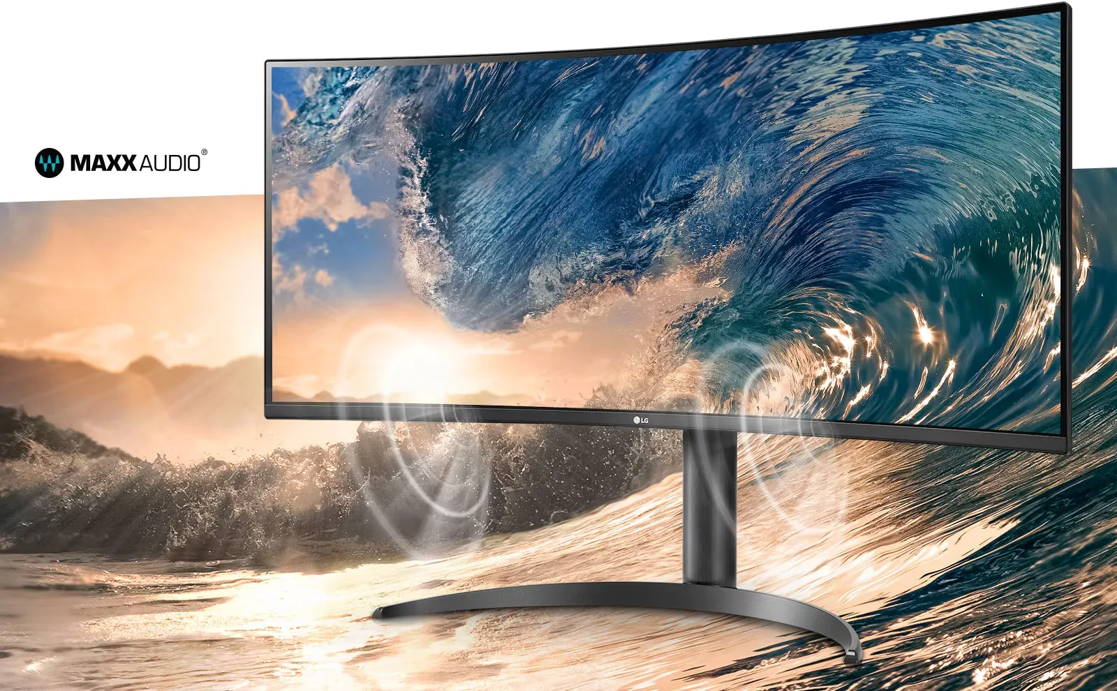 LG UltraWide Monitor 34WP65C 湾曲モニター34インチ UltraWide™ 34 Inch QHD Curved Widescreen Monitor - 34WP65C-B