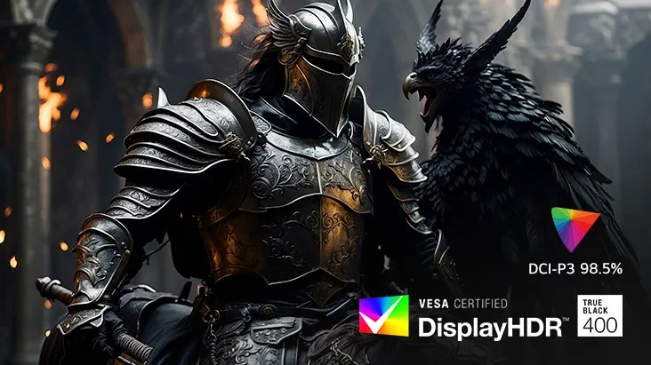 Deep black, realistic colour