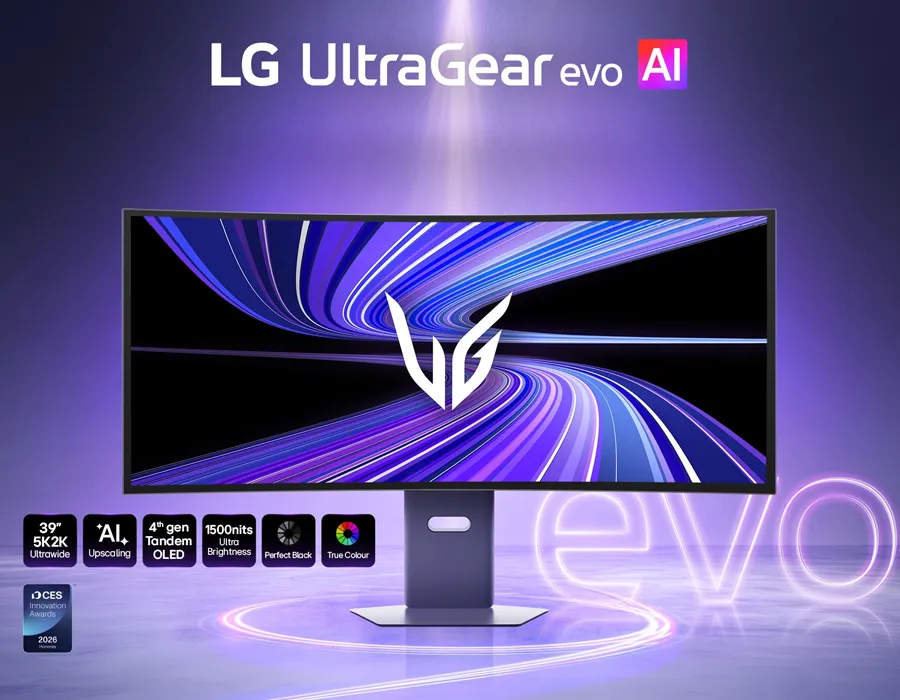 LG 39GX950B-B 39inch UltraGear Evo 165Hz/330Hz 5K2K OLED Curved