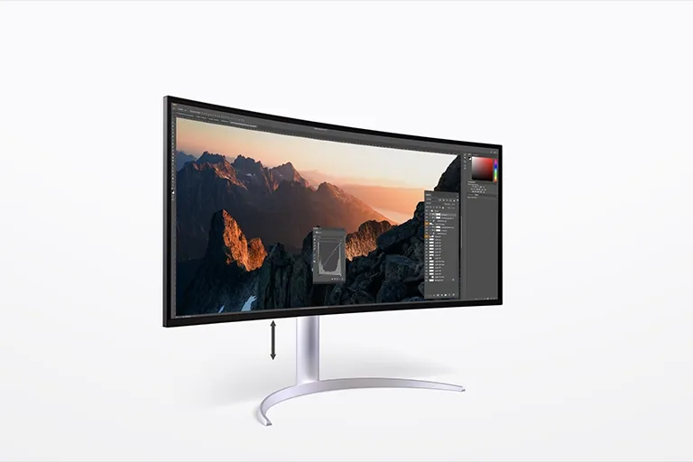 LG UltraWide Monitor 40WP95C 本体 中古 Thunderbolt接続 PCモニター