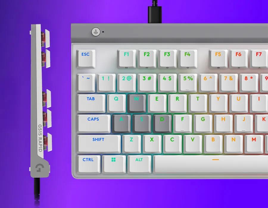 Logitech G515 RAPID TKL Low Profile Magnetic Analog Gaming