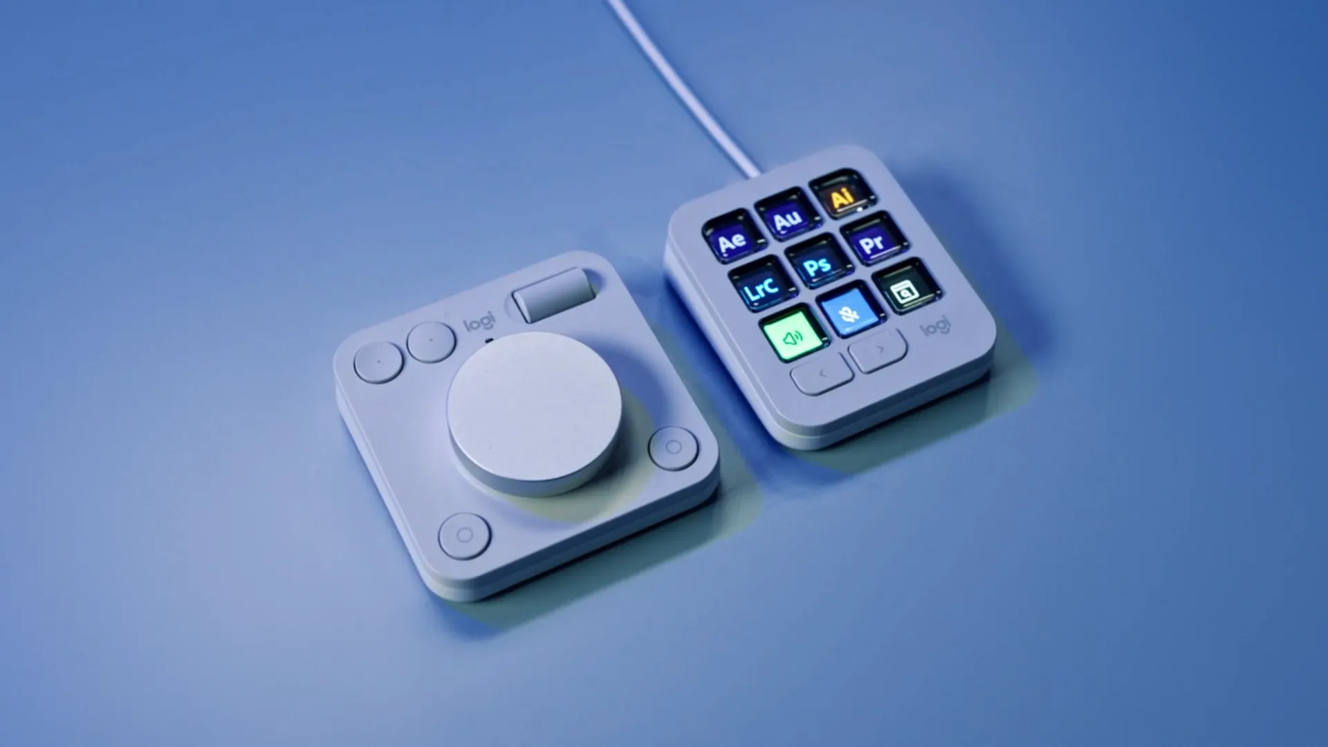 Logitech MX Creative Console Keypad - Pale Grey - 920-012661 | Mwave
