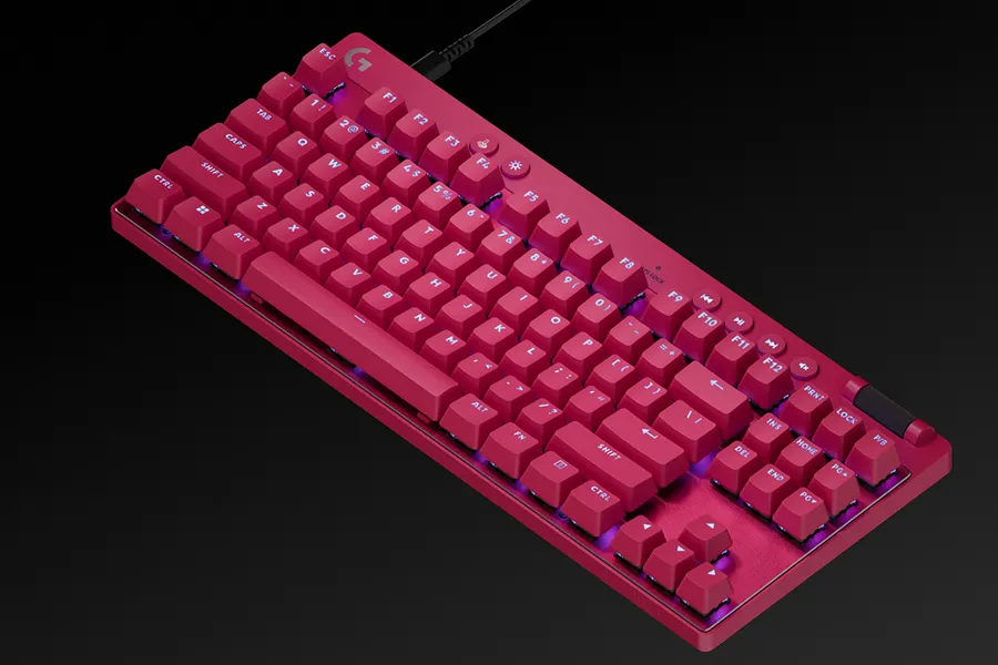 美品☆Logicool G PRO X TKL RAPID Logitech G PRO X TKL Rapid Tenkeyless Wired Gaming Keyboard
