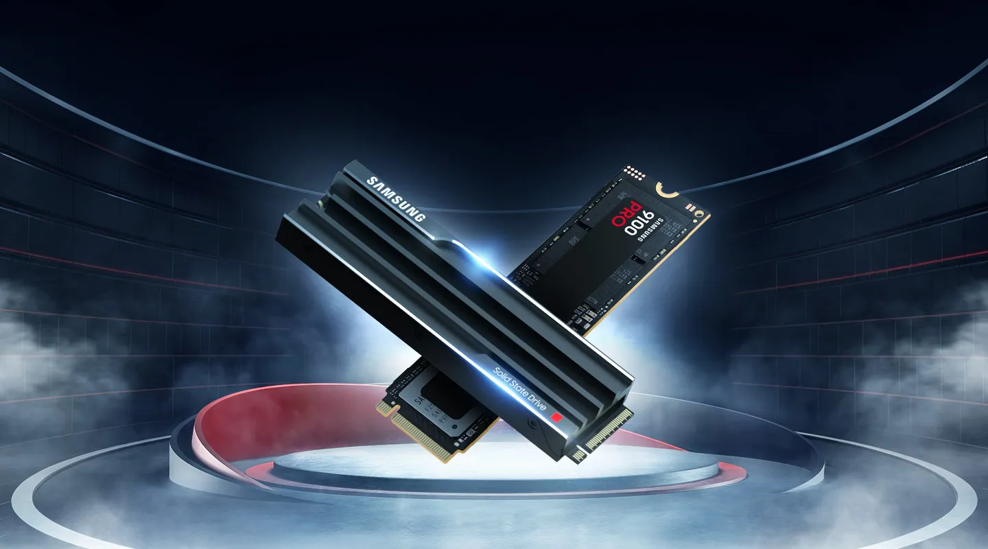 Samsung 9100 PRO w/ Heatsink PCIe Gen5 NVMe M.2 SSD - 2TB | PLE